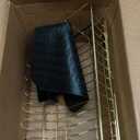 Golden Expandable Dish Drying Rack with Silicone Drying Mat-Extra Large Stainless Steel Dish Drainer Over The Sink with Utensil Holder, Applicable for Sink Width 16'-22' (Gold,23.2'*12.2')