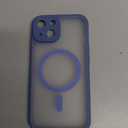 TOCOL Magnetic for iPhone 14 Case, Upgraded Full Camera Protection, Compatible with Magsafe, Drop Protection, Translucent Matte Back Bumper Phone Cover 6.1-Inch (Light Blue)