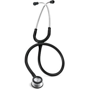 3M Littmann Stethoscope, Classic II Pediatric, Black Tube, Stainless Steel Chestpiece, 28 inch, 2113