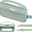 JCHPINE Silicone Cover Case for Bose SoundLink Flex Portable Bluetooth Speaker 2nd Gen, Protective Holder for Bose SoundLink Flex Speaker Accessories (Silicone case, Alphine Sage)