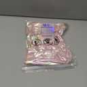 Hiroyuki Iridescent Makeup Bag, Cute Cosmetic Bag, Large Capacity Travel Pouch (Amazing, pink)