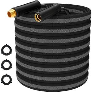 50ft Garden Hose Lightweight Flexible Water Hose, Abrasion Resistant, Kink Free, Durable Sturdy Hoses 2025 Up Graded Thicken Waterhose 700 PSI for Outdoor, RV, Marine, Convenient Storage, 3/4GHT