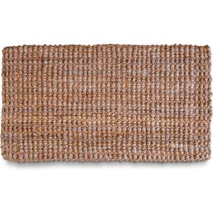 Jute Doormat 30x17 Inch, Jute Entryway Rug, Braided Doormat, Natural Woven Mat