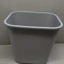 Rubbermaid Commercial Products Resin Wastebasket/Trash Can, 7-Gallon/28-Quart, Gray, Plastic, for Bedroom/Bathroom/Office, Fits Under Desk/Sink/Cabinet