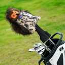 Funny Driver Headcover, Plush Golf Club Covers Long Neck, Animal Headcover, Soft Mallard Duck Rabbit Bunny Owl Fish Headcovers for Golf Clubs Fits Men and Women, Driver Headcover Animal for Present