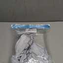 Poetsky Womens Tunic Tops for Leggings with Pockets Vneck 3/4 Length Sleeve Shirt Casual Long T-Shirts 2XL White