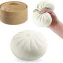 Squishy Dumpling Mystery Box - Stress Relief Fidget Toy, Easter Basket Stuffers for Kids Teens Adults, Sensory Anxiety Relief Squeeze Toys for Boys and Girls, Dumpling Squishy Toy Gifts