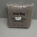 Uphome Boho Area Rug, 3x5 Machine Wasbable Rugs for Kitchen, Non Skid Low Pile Braided Cotton Farmhouse Entryway Rugs Indoor, Dirt Resistant Black/Natural Door Mats for Front Door Bedroom Bathroom