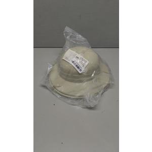 Adorox 12Pc Khaki Beige Soft Plastic Tan Jungle Safari Pith Sun Hat Costume Birthday Party Favor Kids Halloween Toy