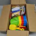 Elcoho 84 Pieces Pool Party Favors Beach Sand Toys Set Sunglasses Beach Ball Sand Bucket and Shovels Set Water Squirt Guns Bubble Wands Slap Bracelets Summer Beach Party Favors for Birthday Graduation