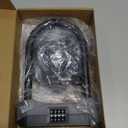 NDakter Bike Locks Heavy Duty Anti Theft, 18mm Motorcycle Combination U Lock with 4FT Chain, 4-Digit Combo Resettable Bicycle Lock with 2Keys for Ebike, Electric Scooter, Moped, Adults Tricycle (Gray)