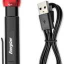 Energizer X-400 Pen light Flashlight Rechargeable, Bright Penlight IPX4 Water-Resistant, Lightweight and Durable, Rechargeable Flashlight, USB Charging Cable Included