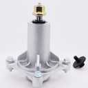 Lawn Mower Spindle Assembly Application for AYP 187292 Dixon 532192870 Husqvarna 532192870 532187292 532187281 539112057 587125401 587820301 Ariens 21546238 by 4 Tapped Bolts Zerk