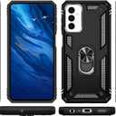 Case for Samsung Galaxy M23 5G Case Cover,Magnetic Car Mount Bracket Shell Case for Samsung SM-M236B/DS Galaxy M23 5G / SM-M236Q/DS SM-M236L / Galaxy Buddy 2 Case Black