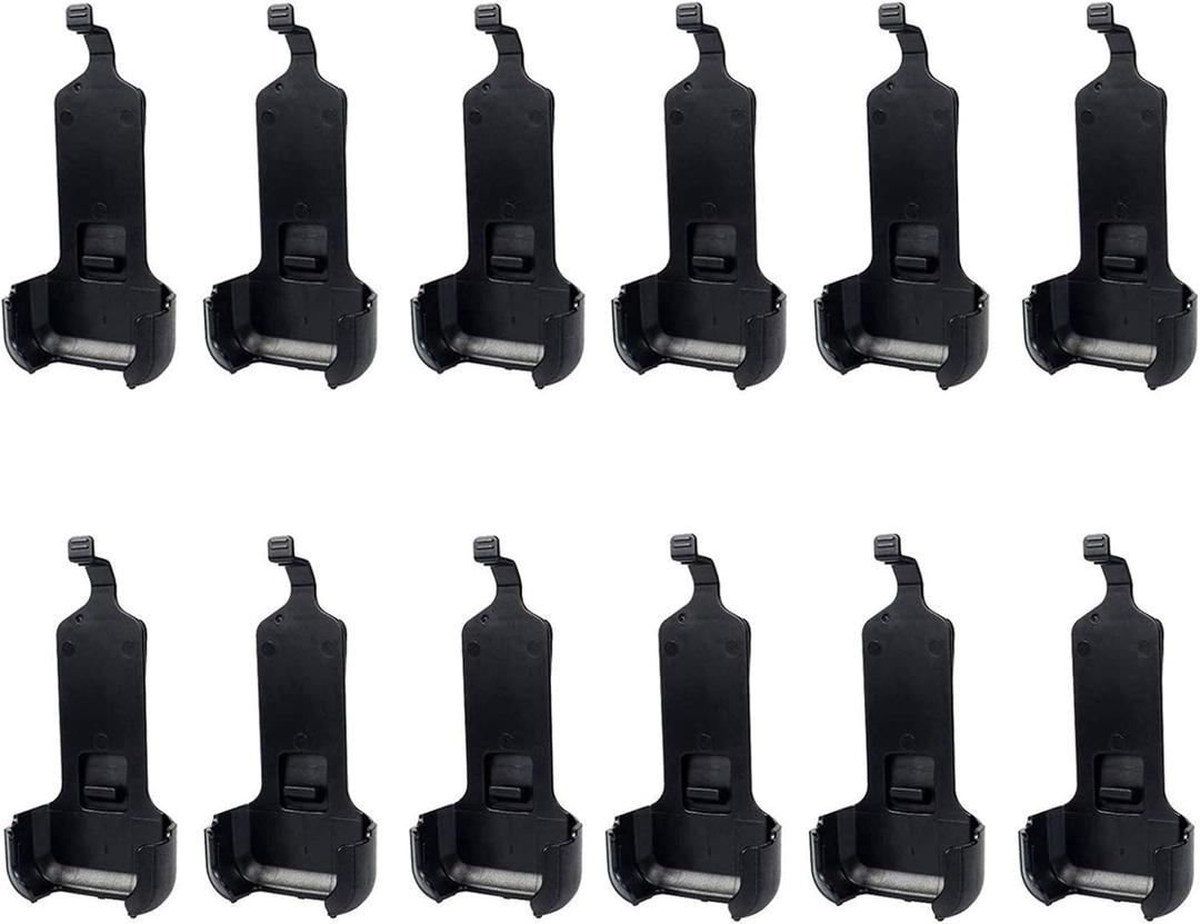 12 pcs Original Walkie Talkie Belt Clip Compatible with Two Way Radio LUITON LT-316 WLN KD-C1 Retevis RT22 Zastone X6 NKTECH NK-U1 Zeadio ZS-B1 TIDRADIO TD-M8 RADTEL RT-10 RADIODDITY R1