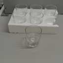 6 Pcs Small Cute Footed Tulip Glass Dessert Bowls/Cups - Perfect for Dessert, Sundae, Ice Cream, Fruit, Salad, Snack, Cocktail, Condiment, Trifle and Christmas Holiday Party (Clear)