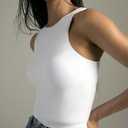 Colorfulkoala Women's Body Contour Tank Tops (XXL)