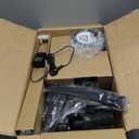 Cordless Vacuum Cleaner with Self-Standing, LED Screen Stick Vacuum Cleaners for Home, Lightweight Powerful Suction Vacuum, 6-in-1 Rechargeable Vacuum for Carpets, Pet Hair, Hardwood Floors (Black)