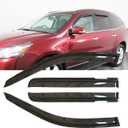 4pc Original Shatterproof Rainproof Side Window Wind Deflectors for Chevrolet 2009-2017 Traverse,Outside Mount Rain Guards Set,Nice Looking Window Visor for Car,Vent Deflector for Traverse 09-17 94161