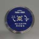 6" Diamond Tile Blade Granite Blade with 5/8"-11 Flange for Porcelain Tile Granite Marble (6"-Flange)