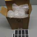 Tioncy 12 Pieces Acrylic Sugar Containers for Countertop, 4 oz Clear Acrylic Sugar Bowl with Lid and Spoon with Tag, Sugar Holder Dispenser Salt Jar for Serving Condiment Candy Coffee Tea Spices Herbs