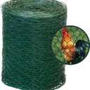 SLS SUPPLY FLORA - Green Florist Netting, Customizable Floral Wire, Steel Wire Mesh Roll, Versatile and Durable Garden Netting, Essential Floral Arrangement Supplies, 12 inches x 150 feet