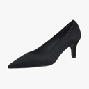 Knit Pumps for Women's Kitten Heel Pointed Toe Classic Dress Pumps Comfortable Slip-On Shallow Mouth Low Heel Formal Work Shoes for Party Wedding Business Daily, Size 8