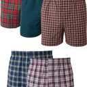 Hanes Men's Underwear Boxers Pack, Cool & Breathable Cotton Underwear, Moisture-Wicking Boxers for Men (Medium)