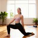 Seamless High Waisted Leggings for Women - Tummy Control Yoga Pants, Squat Proof Workout Tights for Gym, Running & Fitness Black