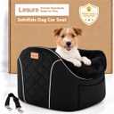 Lesure Safety Small Dog Car Seat,Calming Pet Booster Car Seat Under 25lbs