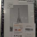 upsimples 8x10 Picture Frame, Display Pictures 5x7 with Mat or 8x10 Without Mat, Wall Hanging Photo Frame, Black, 1 Pack