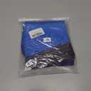 Women's Sheer Mesh Swimsuit Bikini Bathing Suit Cover Up Sexy Double Slit See Through Flowy Beach Long Dress Blue