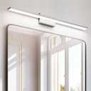 Ralbay Brushed Nickel Vanity Light for Bathroom Metal Acrylic Modern LED Bathroom Light Fixtures Brushed Nickel 40inch