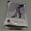 2 x EXQUISLIFE Fleece Lined Tights Sheer Women - Fake Translucent Warm Pantyhose Leggings Sheer Thick Tights, for Winter (Small, Black+coffee)