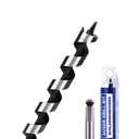 5/8" X 39.37" Auger Bit for Wood, 19x155mm Extra Long Auger Drill Bit