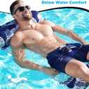 Waterlife 4-in-1 Pool Hammock 2-3-4 Packs, Inflatable Pool Chair Float, Water Hammock (Saddle, Lounge Chair, Hammock, Drifter), Multiple Colors