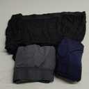 DAVID ARCHY Micro Modal Underwear Soft Mens Boxer Shorts Loose Breathable Boxers for Men 3 Pack(XL,Navy Blue/Black/Dark Gray)