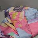 6FT Ice Cream Party Tablecloth,Ice Cream Birthday Party Decor for Baby Shower Sweet One Birthday Donut Themed Party Supplies (72" x 30" (Rectangular))