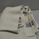 Lahome Modern Rainbow Easy Jute Office Rug, Washable Rugs 4x6 for Living Room Bedroom Farmhouse Kitchen Mats for Floor, Contemporary Non Slip Floor Carpet for Entryway Backyard Sunroom (Nature/Bi-color Rainbow)