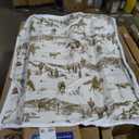 Western Cowboy Throw Blankets, Vintage Wild West Flannel Warm Soft Cozy Fluffy Bed Couch Blanket, Country American Theme White Fleece Throws to Decoration The Room and Bedroom 50 x 60