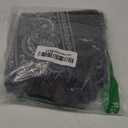 Vamqor 100% Cotton 10 Pack Fine Bandanas (Black)