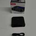 Timex Alarm Clock with Wireless Charger for iPhone, Android, and AirPods - Black (TW14B)