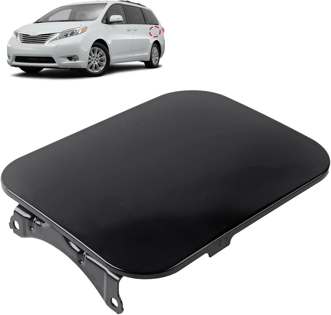 Fuel Filler Door, Fuel Cap Cover, Gas Cap Door, Gas Tank Door Compatible With Toyota Vehicle Sienna 2011-2019 Replace# 926-395, 77350-08020, 7735008020