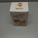 Interactive Monster Dog Chew Toys to Keep Them Busy  Enrichment Squeaky Treat Dispensing Chew Dog Toys for Boredom and Stimulating, Tough Plush Dogs Toy for Large Medium Dogs (A-Green)