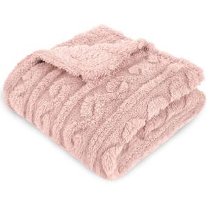 Baby Blanket for Girls Toddlers 3D Fleece Fluffy Fuzzy Blanket for Baby, Soft Warm Cozy Fleece Blanket, Infant or Newborn Receiving Blanket 330GSM (30 x 40 Inch, Blossom Pink) Baby Blanket for Girls Toddlers 3D Fleece Fluffy Fuzzy Blanket for Baby, Soft Warm Cozy Fleece Blanket, Infant or Newborn Receiving Blanket 330GSM (30 x 40 Inch, Blossom Pink)