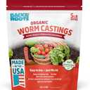 Back to The Roots Organic Worm Castings for Plants, Natural Fertilizer and Soil Enhancer for Gardening, Made in The USA, 5lb