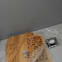 Wooden Pooja Mandir for Home with Doors - Temple Cabinet with LED Light and Storage Shelf for Hindu Worship, Living Room, Bedroom, Office