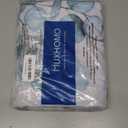 MUXHOMO Duvet Cover Queen Size, Reversible Floral Blue Duvet Cover Set with Zipper Closure, 3 Pieces Botanical Patterns Soft Microfiber Bedding Set with 4 Ties (90"x90", 2 Pillow Cases) (04 - Blue Flower (No Comforter))