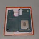 VANAVAGY Compatible for Galaxy S22+ Plus Wallet Case with RFID Blocking Card Holder, PU Leather Magnetic Clasp Kickstand Flip Phone Case Fits Car Mount for Women Men,Forest Green