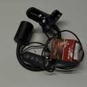 GOZILLA Reptile Heat Lamp, Turtle Light with Timing & Dimming Cycle Timer, Basking Turtle Lamp with 50W UVA/ UVB Reptile Light Bulb, Goose-Neck Rotation for Amphibian and Reptiles Tanks, Terrariums (Black)